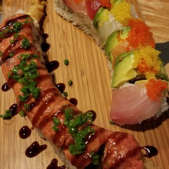 Isana - Rainbow Roll Top, Dragon Roll bottom. Delicious!! 8/18/19 - Sushi Bars Near Me - Kihei, Hawaii Isana - Rainbow Roll Top, Dragon Roll bottom. Delicious!! 8/18/19 - Sushi Bars Near Me - Kihei, Hawaii