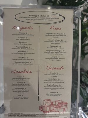 Menu photo 5 Tratto San Francisco, CA