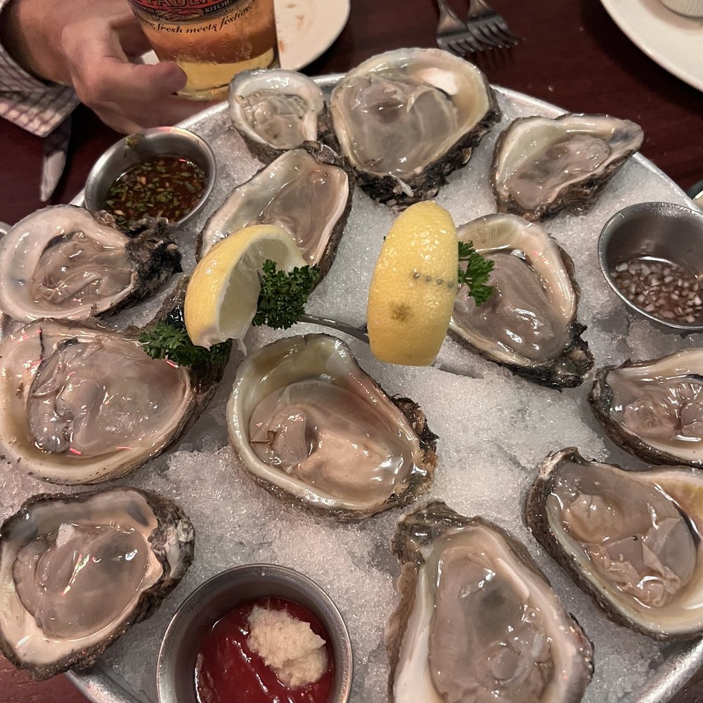 Pappadeaux Seafood Kitchen - Oysters on the half shell. - Seafood Near Me - Conroe, Texas