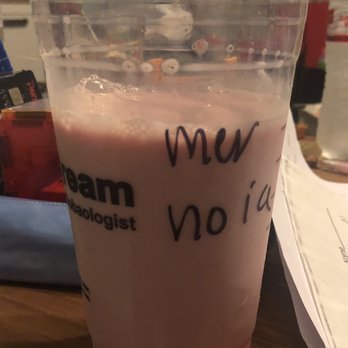 Leaf N Cream - Making sure you don't get any extra if you don't want ice. - Bubble Tea Near Me - Tustin, California Leaf N Cream - Making sure you don't get any extra if you don't want ice. - Bubble Tea Near Me - Tustin, California