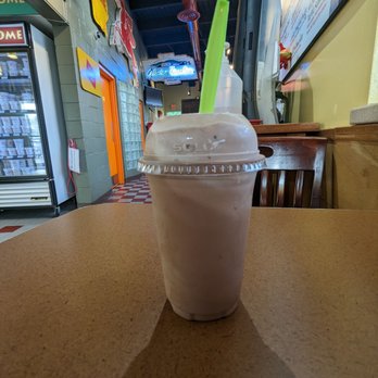 Michael's Frozen Custard - Flying monkey twister (milk chocolate custard with bananas and peanut butter sauce) - Ice Cream & Frozen Yogurt Near Me - Madison, Wisconsin