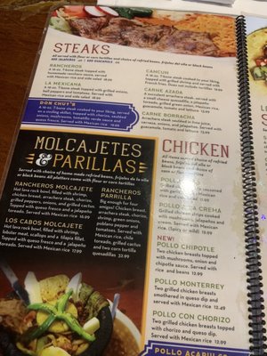 Menu photo 3 Los Rancheros Springfield, IL