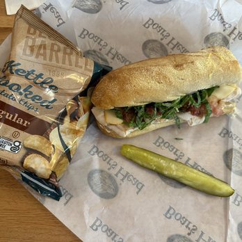 Cesaroni's Cafe and Deli - #2 TBM. Turkey, bacon and Muenster cheese on a baguette.  My favorite. - Coffee & Tea Near Me - Woodstock, Illinois