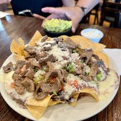 Villa Picante Tacos And More - Bistec Nachos