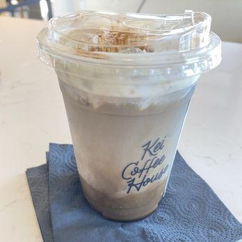 Kei Coffee House - Hojicha Hotteok Latte - Coffee & Tea Near Me - Westminster, California Kei Coffee House - Hojicha Hotteok Latte - Coffee & Tea Near Me - Westminster, California