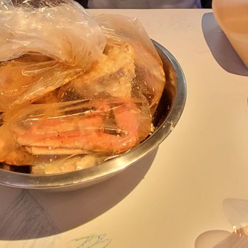 Mrs. Claws - Snow crab legs w/medium Cajun spice - Seafood Near Me - Cathedral City, California Mrs. Claws - Snow crab legs w/medium Cajun spice - Seafood Near Me - Cathedral City, California