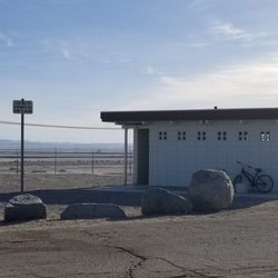 Restrooms at reststop