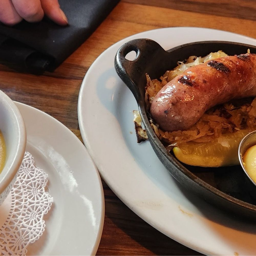Stammtisch - Bratwurst ($9 during HH) - German Near Me - Portland, Oregon