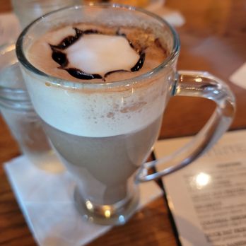 Shine - a cup of coffee on a table - New American Near Me - Hendersonville, North Carolina