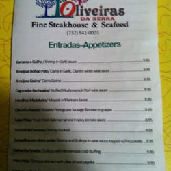 Oliveiras da Serra - Takeout menu