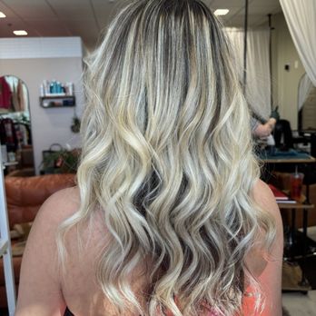 OutSpoken Headquarters - After photo of new blonde - Hair Salons Near Me - Graham, Washington