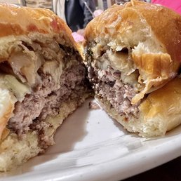 Mushroom Swiss Burger