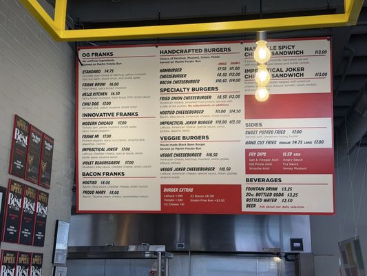 Menu photo 1 Frank Gourmet Hot Dogs Buffalo, NY Menu photo 1 Frank Gourmet Hot Dogs Buffalo, NY