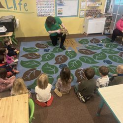 The Good Life Preschool - We love when our local Critter Cabana visits for pet week!!
