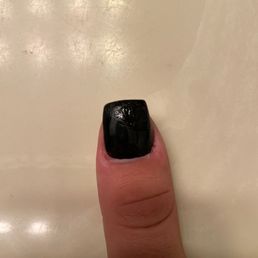 Left this one completely wrinkled and worse of all and cut the cuticles on my thumb