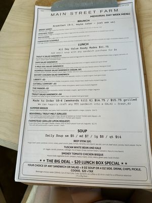 Main Street Farm Market Cafe by null