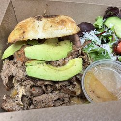 BBQ In The Stix - Tri tip sandwich