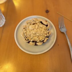 At Sara's Table Chester Creek Cafe - Blueberry pie with crumble too
