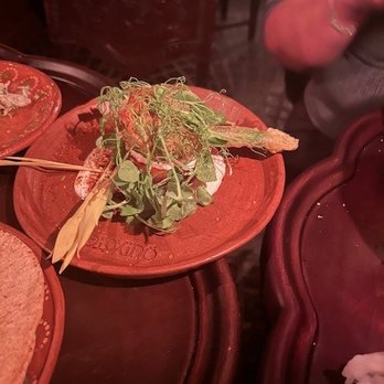 Quixote - squash blossom appetizer - Mexican Near Me - San Diego, California