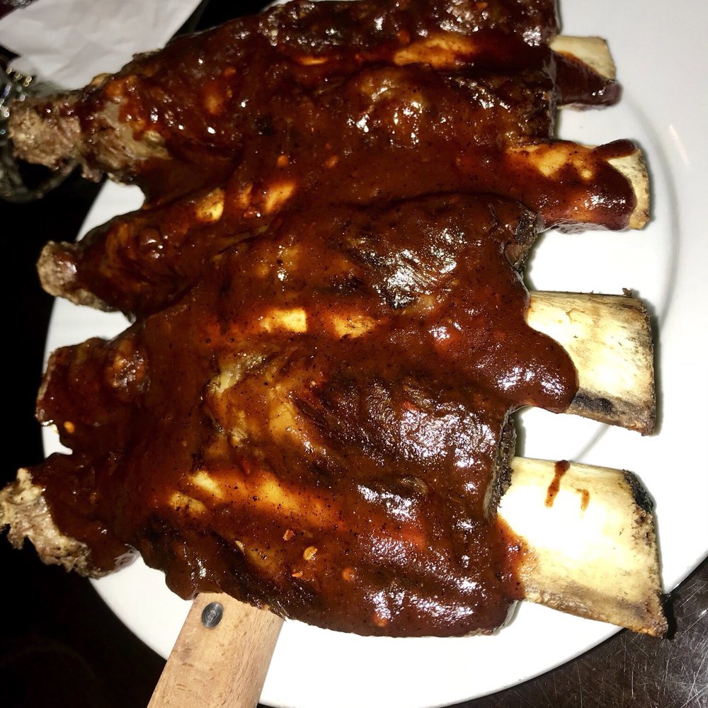 Affy's Premium Grill - BBQ BEEF BLACK RIBS 1/2 rack = $20.00 The BBQ RIBS were marinated well that left a sweet spicy flavor. I've tasted sriracha - Steakhouses Near Me - Brooklyn, New York Affy's Premium Grill - BBQ BEEF BLACK RIBS 1/2 rack = $20.00 The BBQ RIBS were marinated well that left a sweet spicy flavor. I've tasted sriracha - Steakhouses Near Me - Brooklyn, New York