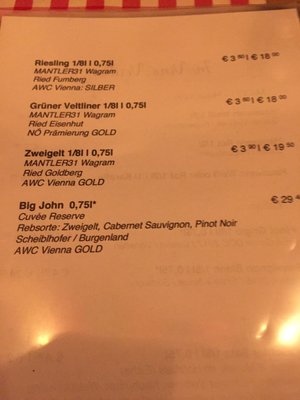 Menu photo 2 may31 Vienna, 9