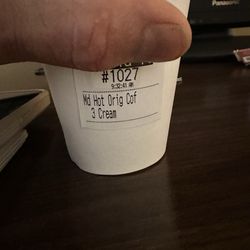 Dunkin' - This is supposed to be a plain coffee with three creamers