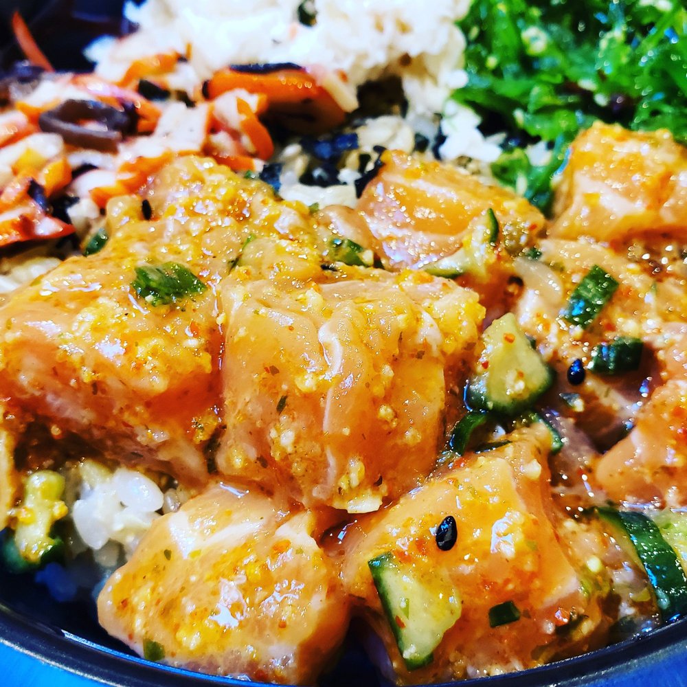 Terry's Kitchen - Salmon poke bowl, collab with Seattle Fish Guys. IG: @take.a.bite.with.me - Comfort Food Near Me - Bellevue, Washington Terry's Kitchen - Salmon poke bowl, collab with Seattle Fish Guys. IG: @take.a.bite.with.me - Comfort Food Near Me - Bellevue, Washington