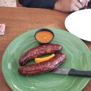 Kickback Jack's - Chicken Apple Sausages. Very tasty & expensive. - American Near Me - Rancho Cucamonga, California