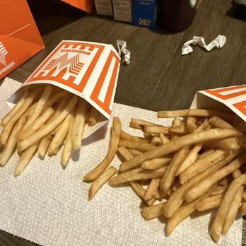 Whataburger - Two shades of fries one is leather one freshly made can't make this up - Fast Food Near Me - Gilbert, Arizona