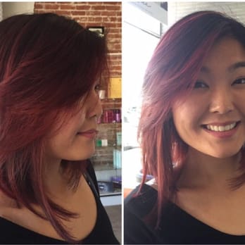 Brenton Lee Salon - Asymmetrical cut by Sally. - Hair Salons Near Me - Pasadena, California