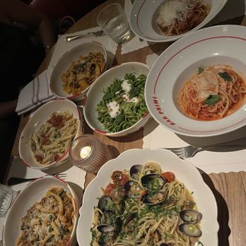 Bar Primi Penn District - Chitarra & Clams Fusilli Giganti Spaghetti Pomodoro Pappardelle - Italian Near Me - New York, New York