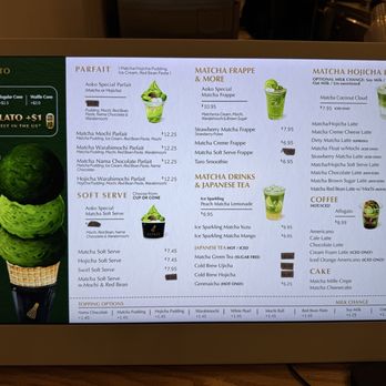 Aoko Matcha - Chinatown - Menu May 2026 - Ice Cream & Frozen Yogurt Near Me - New York, New York Aoko Matcha - Chinatown - Menu May 2026 - Ice Cream & Frozen Yogurt Near Me - New York, New York
