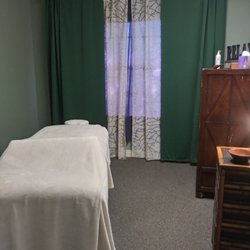 Massage therapy room