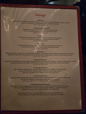 Menu photo 6 Red Lion Tavern Los Angeles, CA