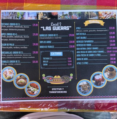 Menu photo 2 Antojitos Mexicanos Las Gueras Morelia, MIC