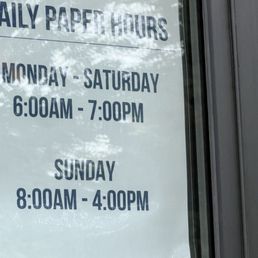Hours 7 days a week !! That's customer service Hours 7 days a week !! That's customer service