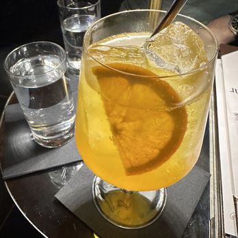 Platform 18 at Century Grand - Non-alcoholic Aperol spritz - Cocktail Bars Near Me - Phoenix, Arizona Platform 18 at Century Grand - Non-alcoholic Aperol spritz - Cocktail Bars Near Me - Phoenix, Arizona