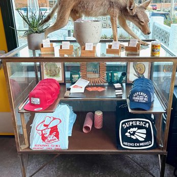 Superica - Stuffed Coyote Decor upon entrance! - Tex-Mex Near Me - Charlotte, North Carolina Superica - Stuffed Coyote Decor upon entrance! - Tex-Mex Near Me - Charlotte, North Carolina