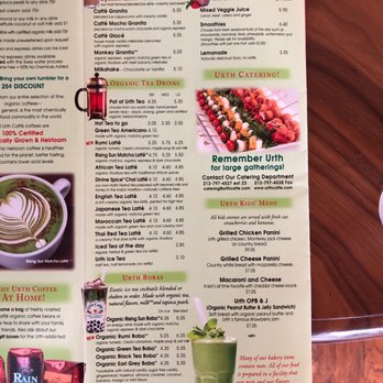 Urth Caffe - Coffee & Tea Near Me - Laguna Beach, California Urth Caffe - Coffee & Tea Near Me - Laguna Beach, California