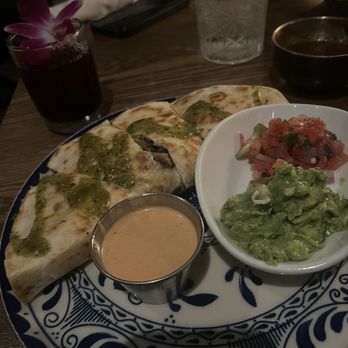 Mexican Sugar Las Colinas - Squash Blossom Quesadilla - Latin American Near Me - Irving, Texas