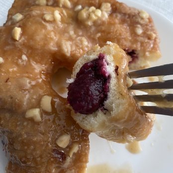 Lucky's Doughnuts - So much jam in the peanut butter jelly donut - Donuts Near Me - Vancouver, British Columbia Lucky's Doughnuts - So much jam in the peanut butter jelly donut - Donuts Near Me - Vancouver, British Columbia