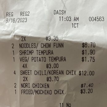 Fukuya - Total for all we ordered - Japanese Near Me - Honolulu, Hawaii Fukuya - Total for all we ordered - Japanese Near Me - Honolulu, Hawaii