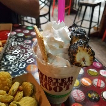 Twisted Root Burger - Fried pickles and Smores custard shake - Burgers Near Me - Dallas, Texas