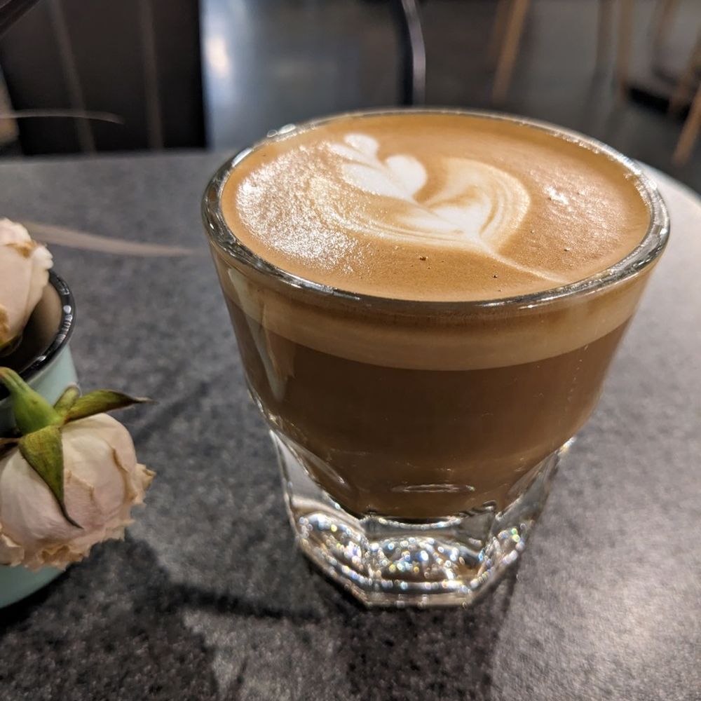 Lucabe Coffee Co. - Cortado at Lucabe Coffee, Columbus - Coffee & Tea Near Me - Columbus, Indiana