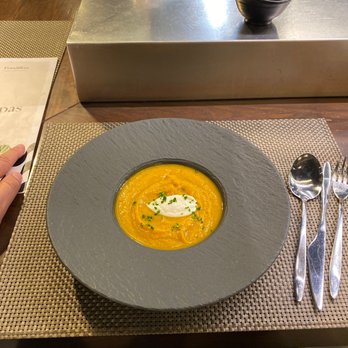Fondillon - Pumpkin crème soup. - Tapas Bars Near Me - Alicante, A