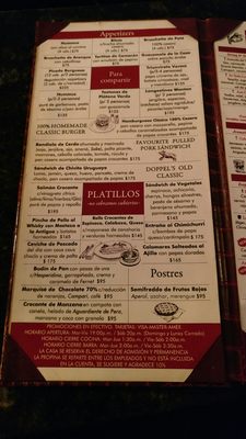 Menu photo 5 Doppelgänger Buenos Aires, C