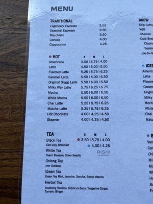 Menu photo 1 Boston Stoker Coffee Shawnee Hills, OH