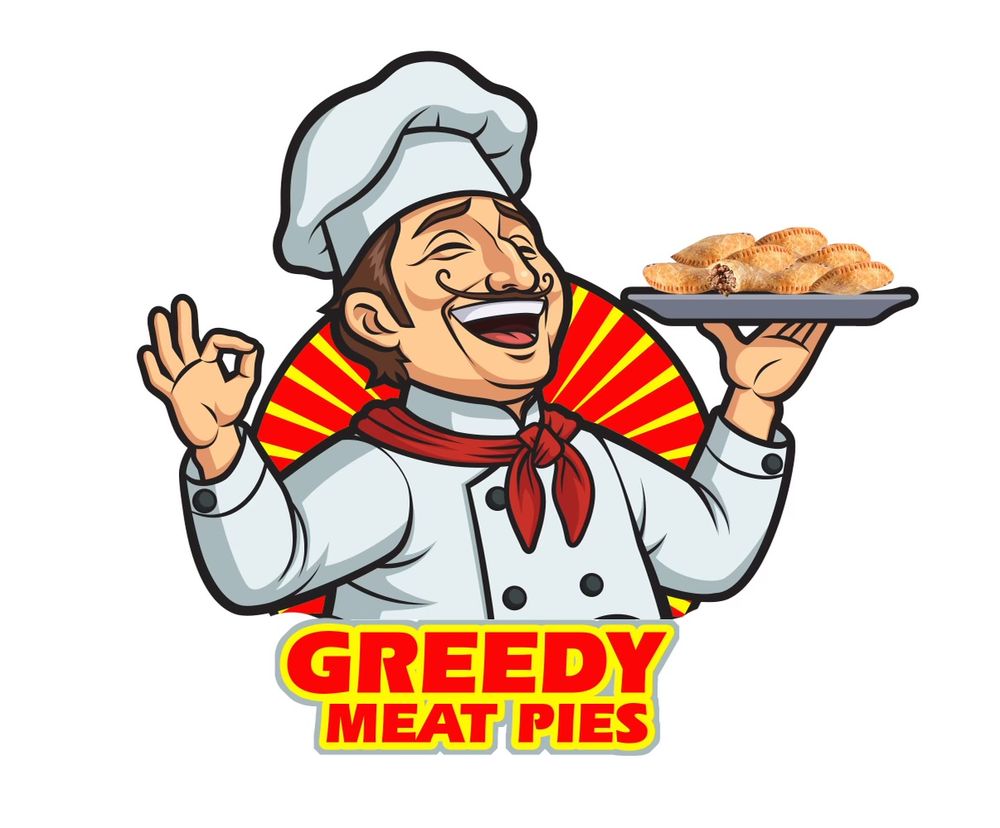 Greedy Meat Pies Logo