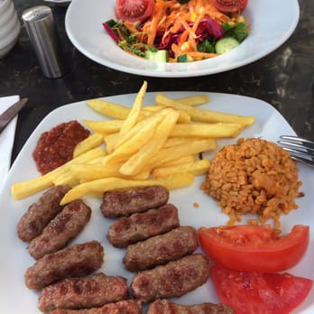 Han Restaurant - Inegol kofte and side salad - Turkish Near Me - Istanbul, 34 Han Restaurant - Inegol kofte and side salad - Turkish Near Me - Istanbul, 34