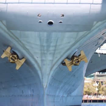 Triton Charters - Uss Midway bow - Boating Near Me - San Diego, California